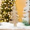Glitzhome; Glitzhome® Set of 3 Wooden Christmas Reindeer & Tree Table Decor; Category:Christmas Tabletop Decor; Image:6